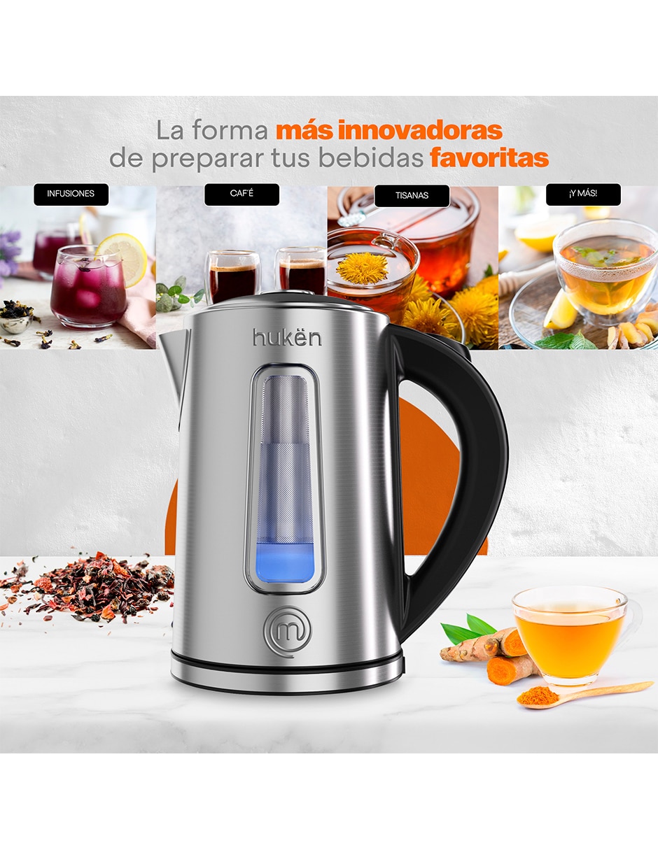Tetera eléctrica de acero inoxidable 11