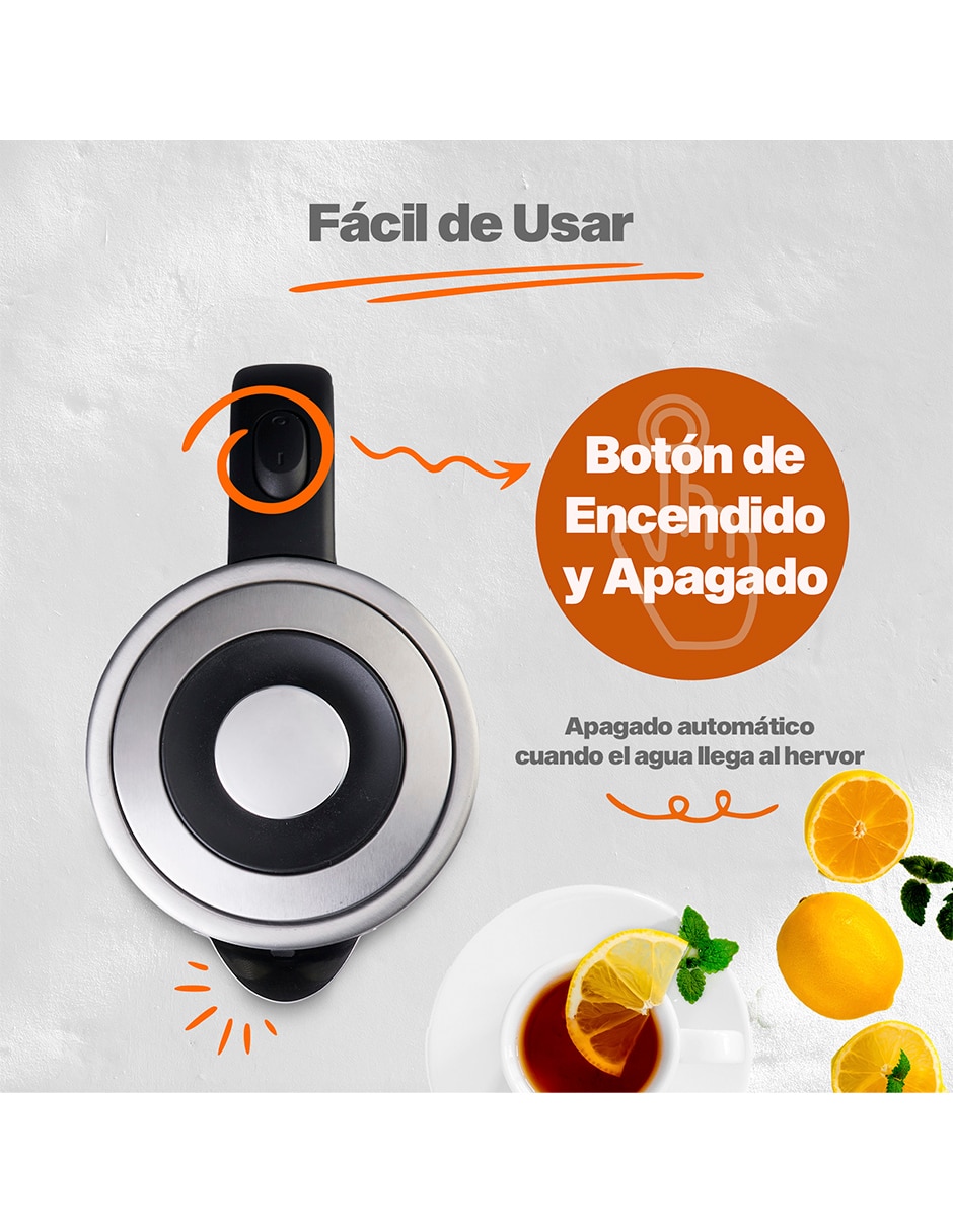 Tetera eléctrica de acero inoxidable 10