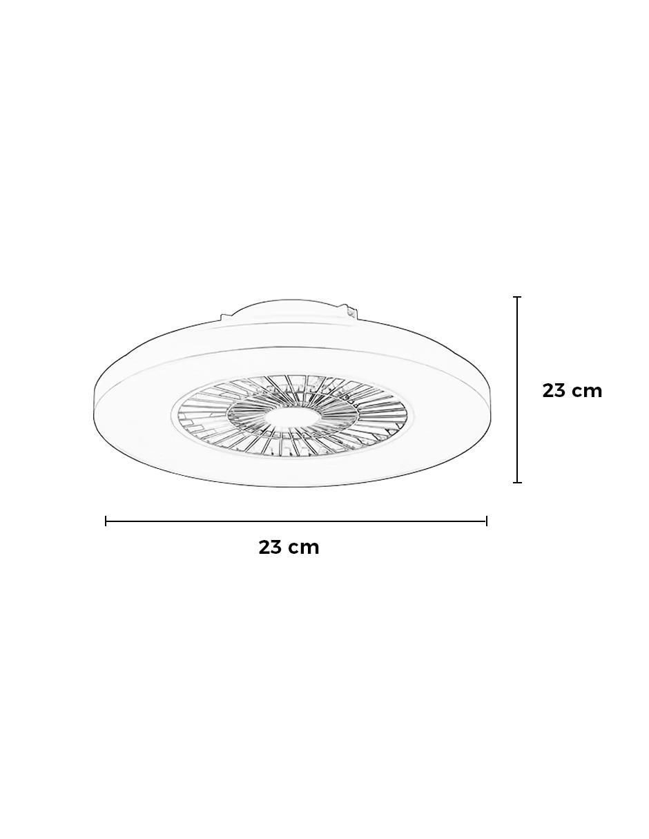 Ventilador de techo con control remoto 3 velocidades 6