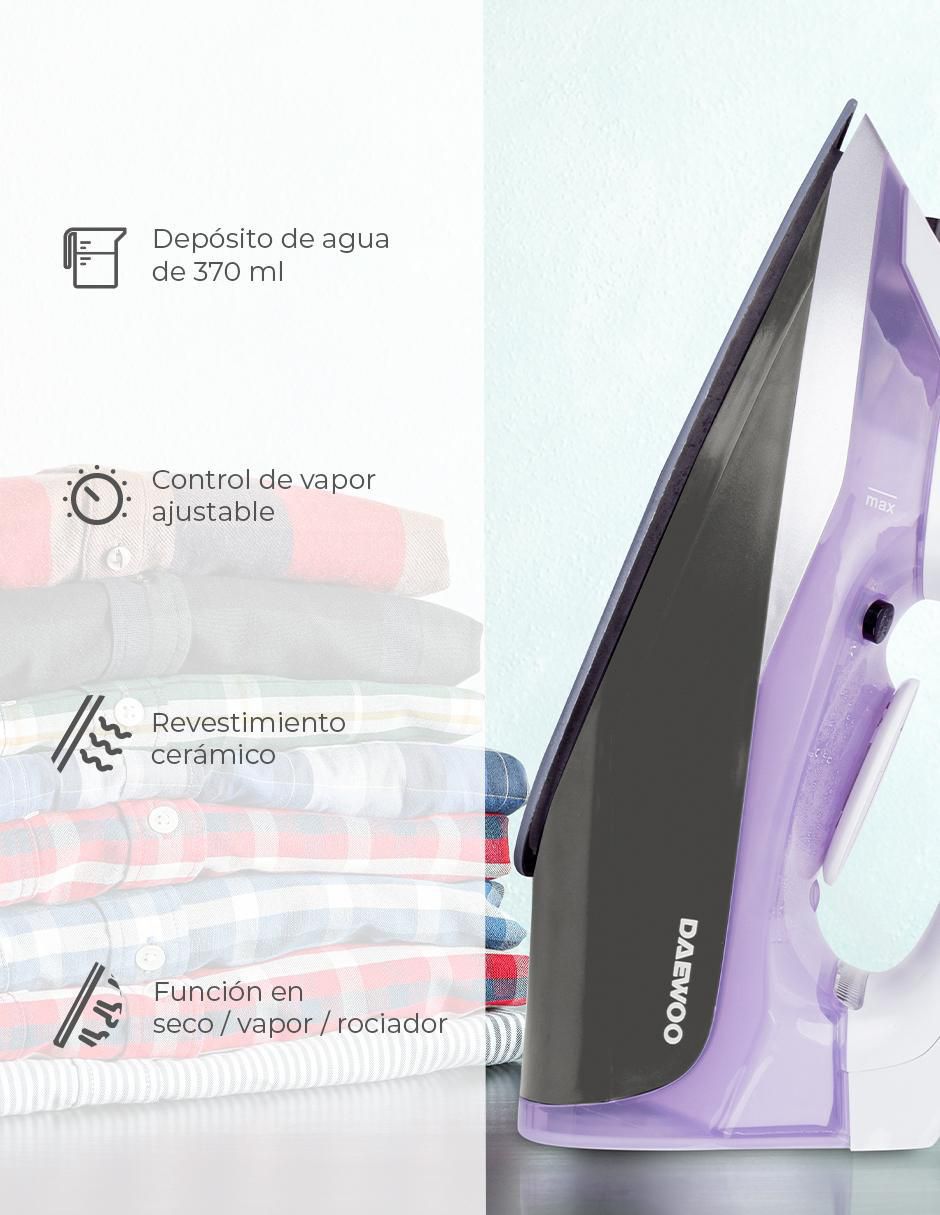Plancha DSI-9204 suela esmaltada con acero inoxidable 5