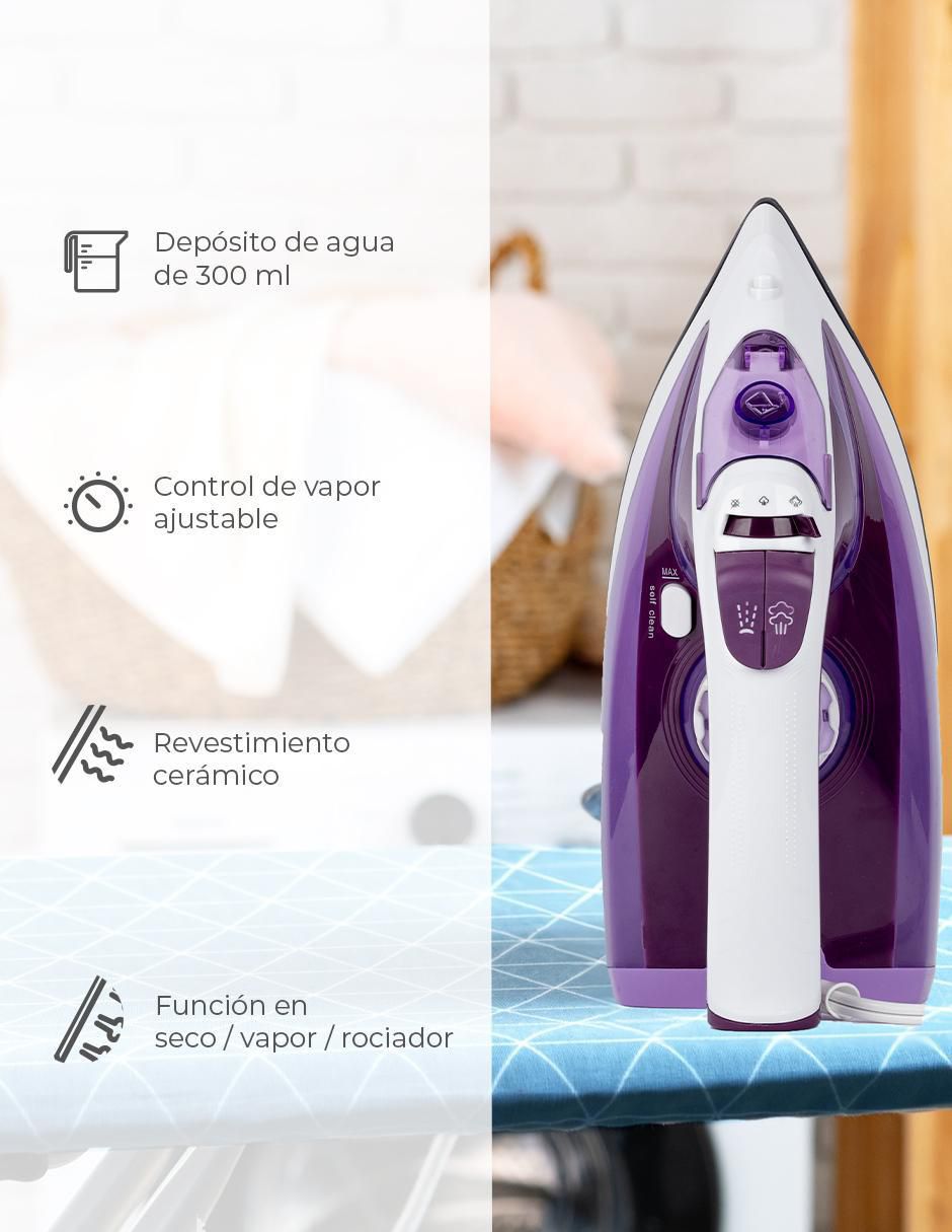 Plancha DSI-9259 suela esmaltada con acero inoxidable 5