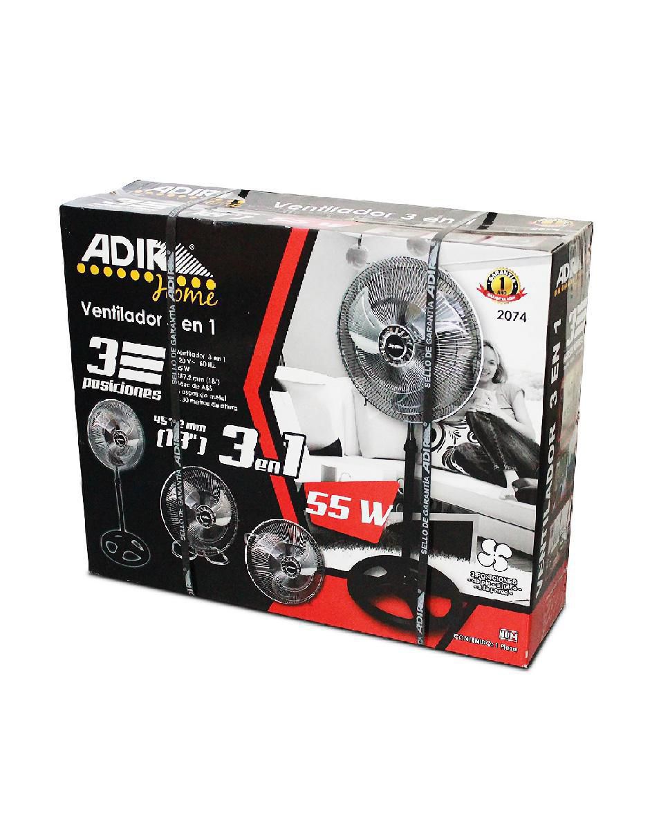 Ventilador 3 en 1 con control remoto 3 velocidades 2