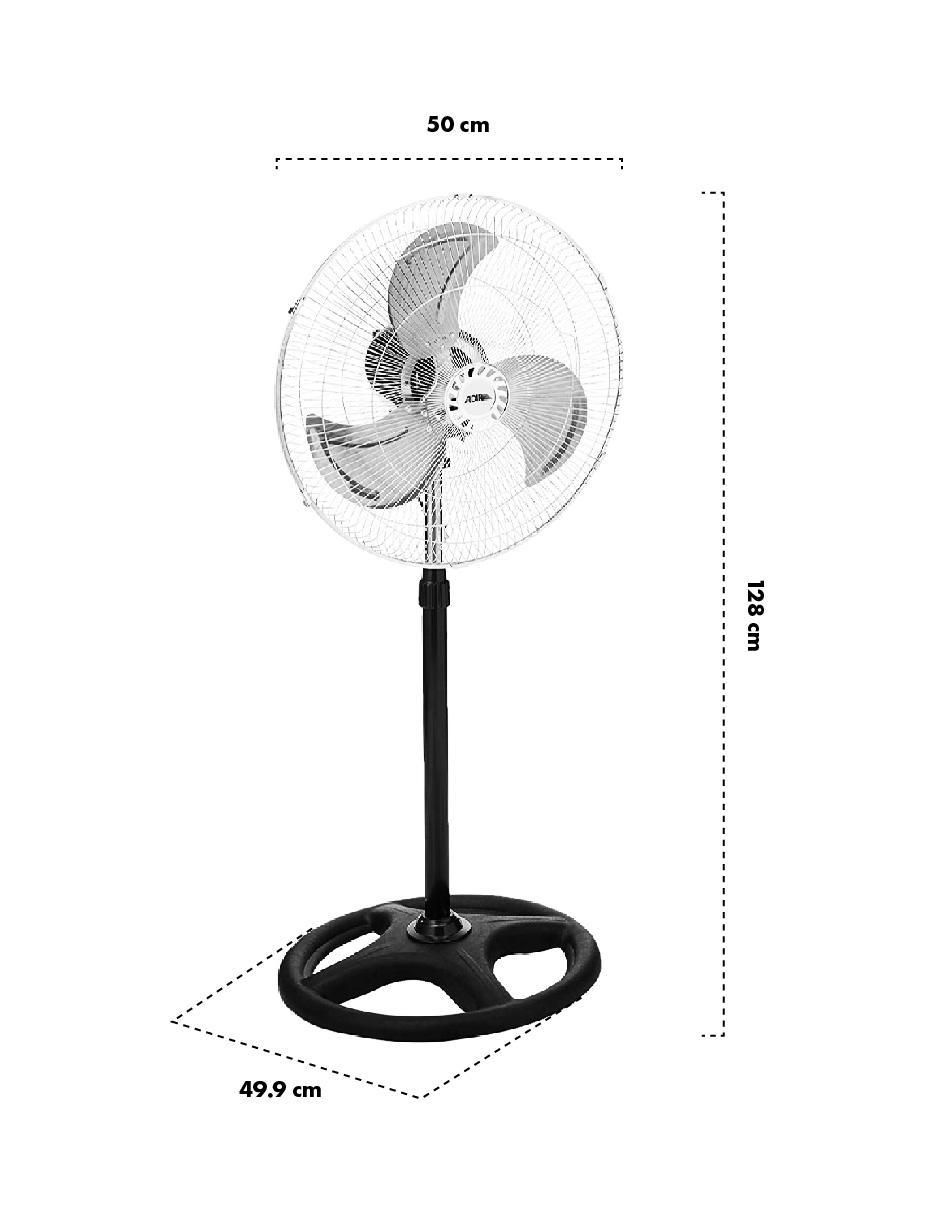 Ventilador 3 en 1 con control remoto 3 velocidades 6