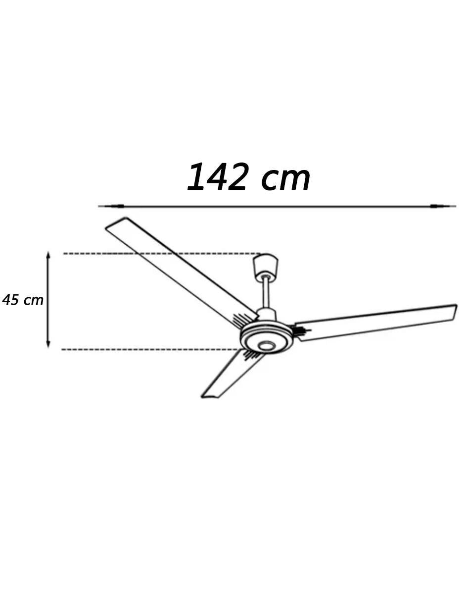 Ventilador de techo 5 velocidades 5
