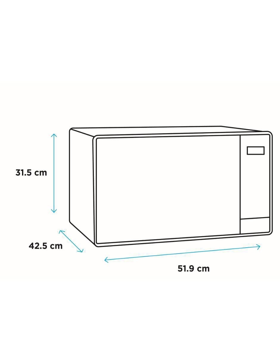 Horno de microondas convencional modelo MMDK14S2MG 1.4 pies cúbicos 12