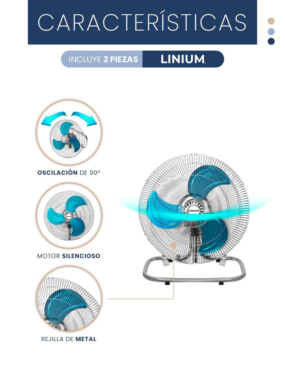 Ventilador 3 en 1 3 velocidades 4