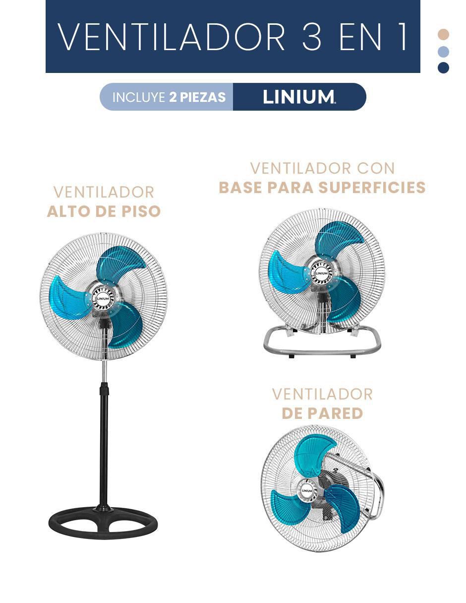 Ventilador 3 en 1 3 velocidades 6
