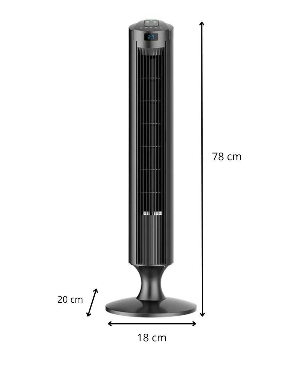 Ventilador de torre con control remoto 3 velocidades 8