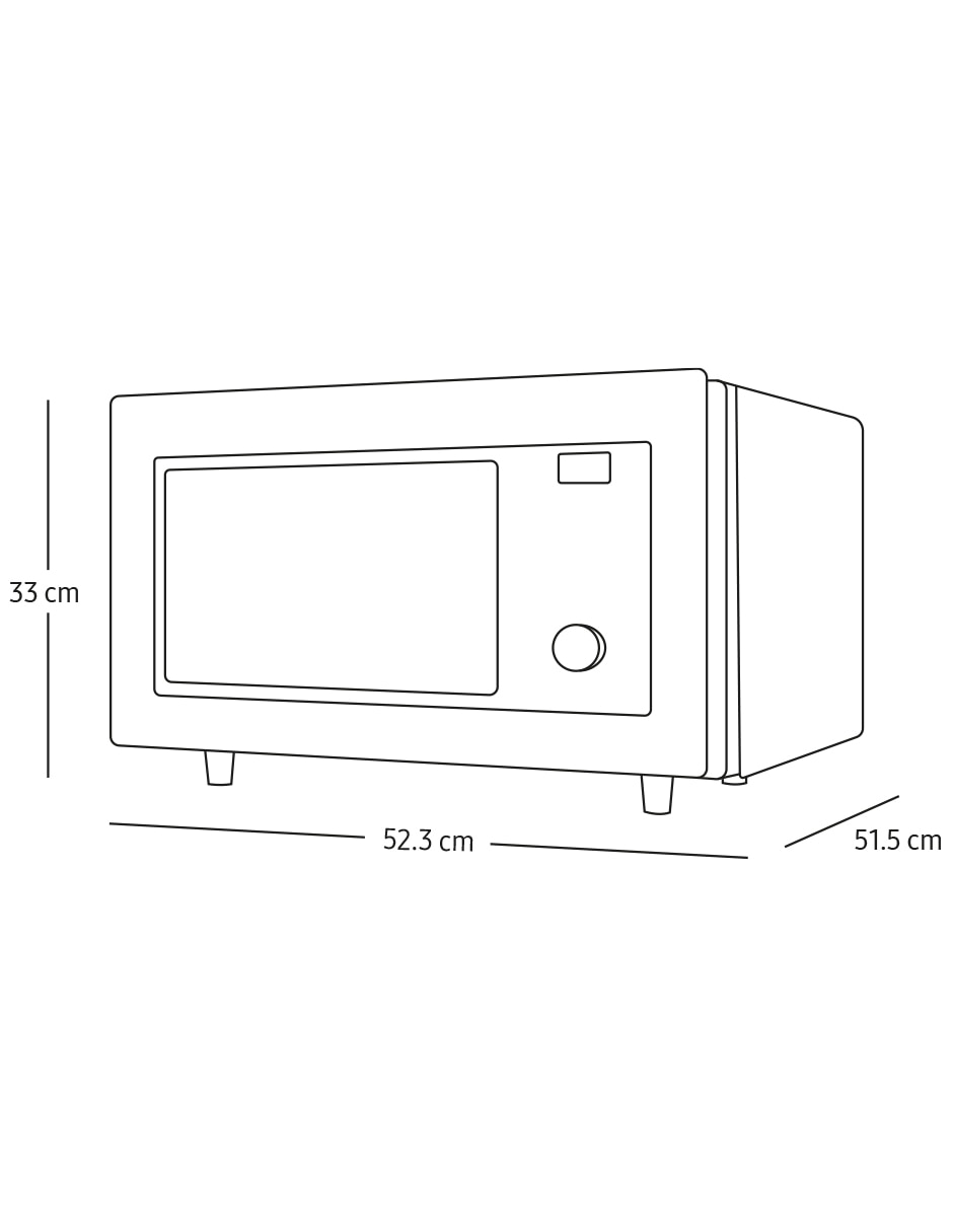 Horno de microondas de convección con grill modelo MC32DG7646CKAX 1.1 pies cúbicos 9