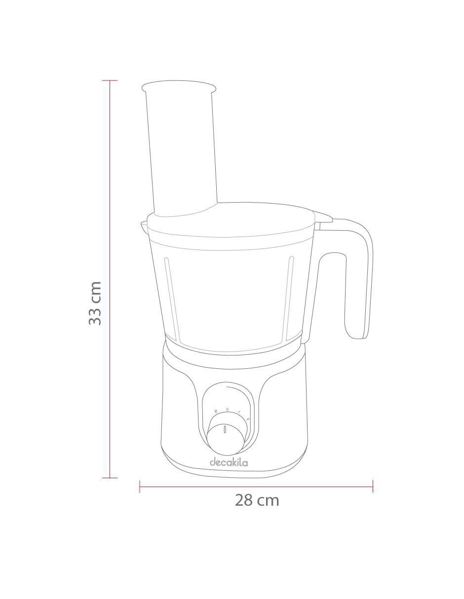 Procesador de alimentos cuchillas de acero inoxidable 3