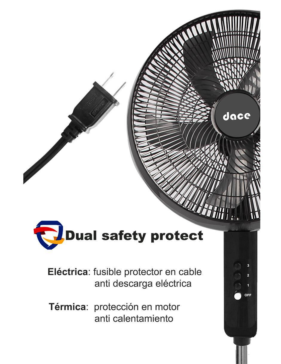 Ventilador de pedestal 3 velocidades 7