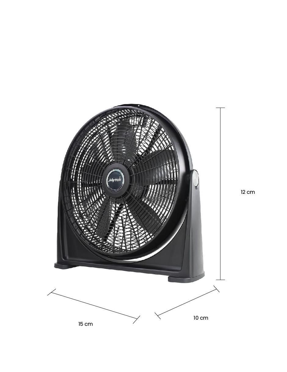 Ventilador de piso 3 velocidades 6