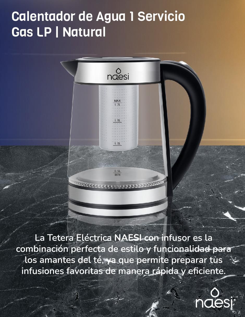 Tetera infusora de vidrio 2