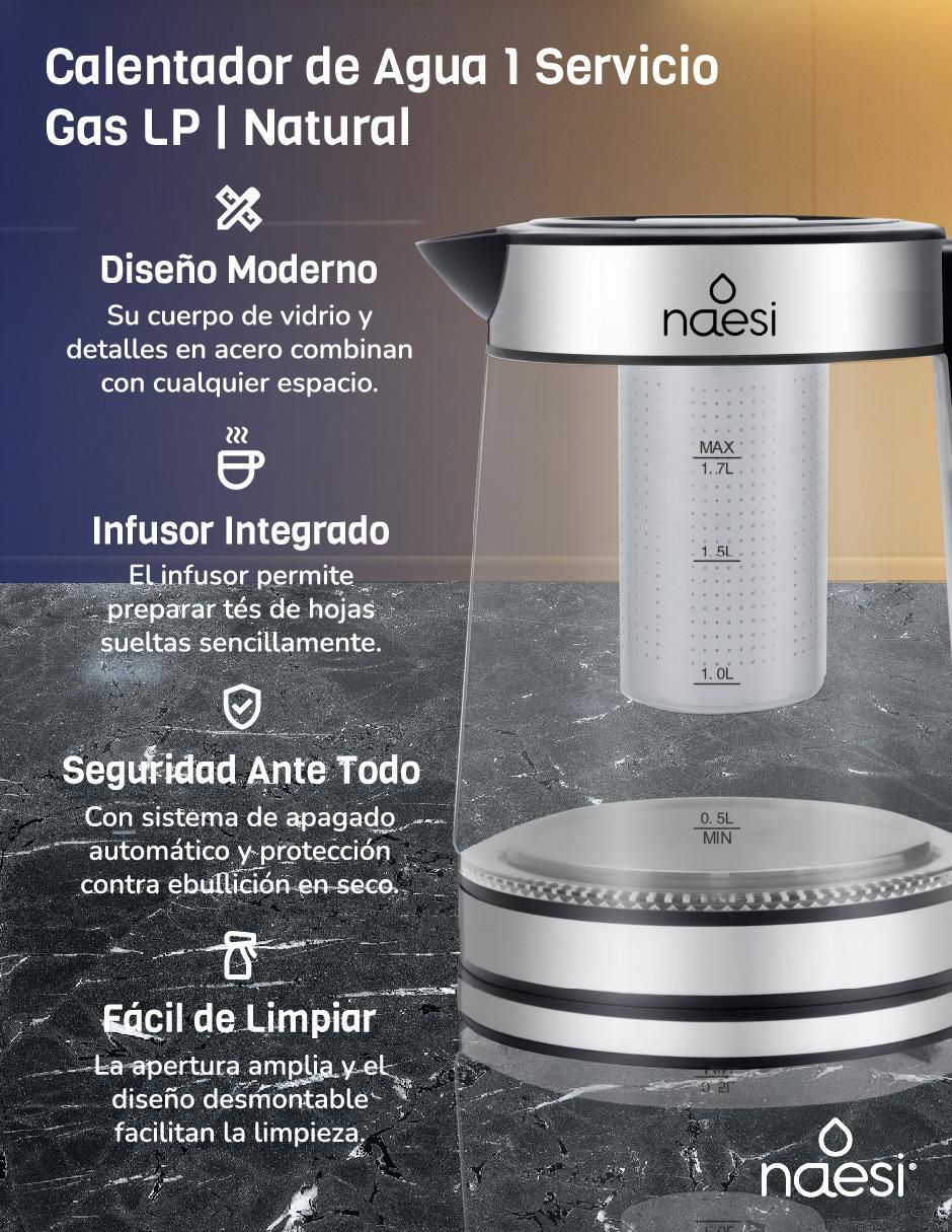 Tetera infusora de vidrio 3