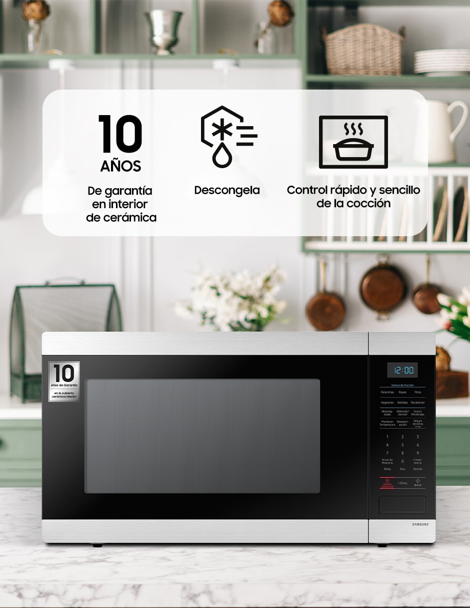 Horno de microondas convencional modelo MS19M8020AS/AX de 1.9 pies cúbicos 6