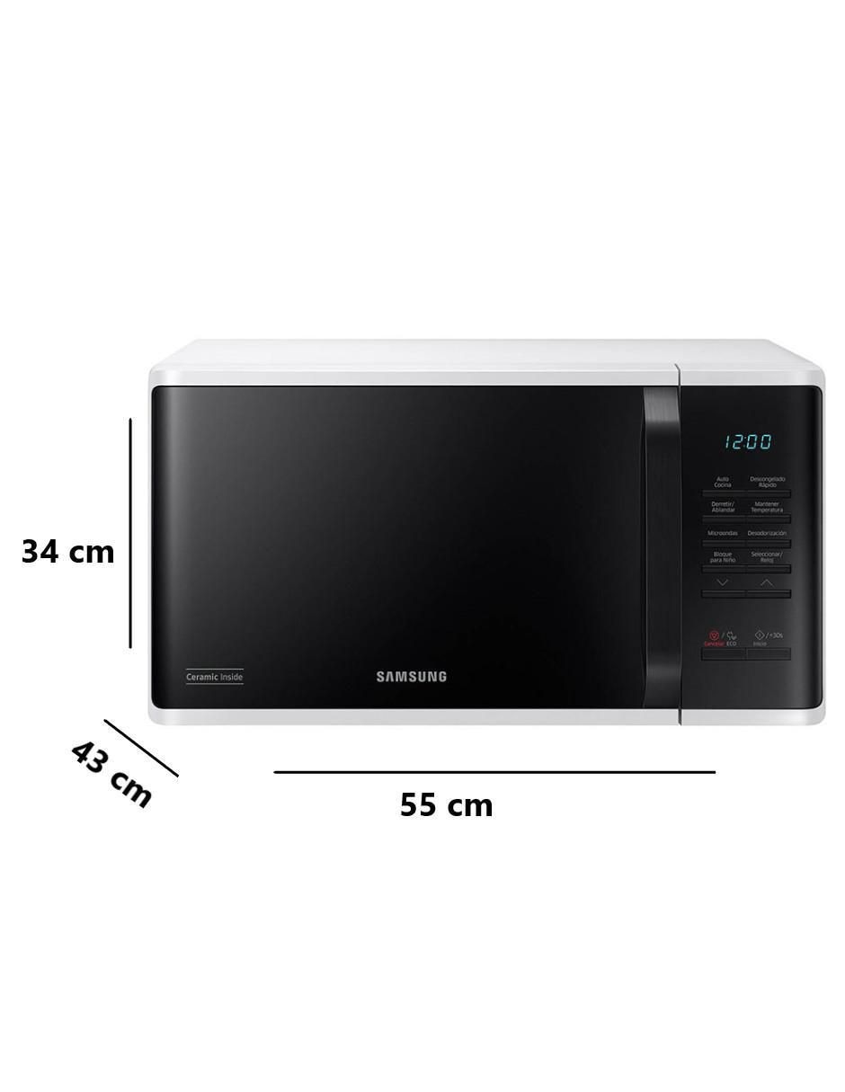 Horno de microondas convencional modelo MS-23K3513AW de 0.8 pies cúbicos 7