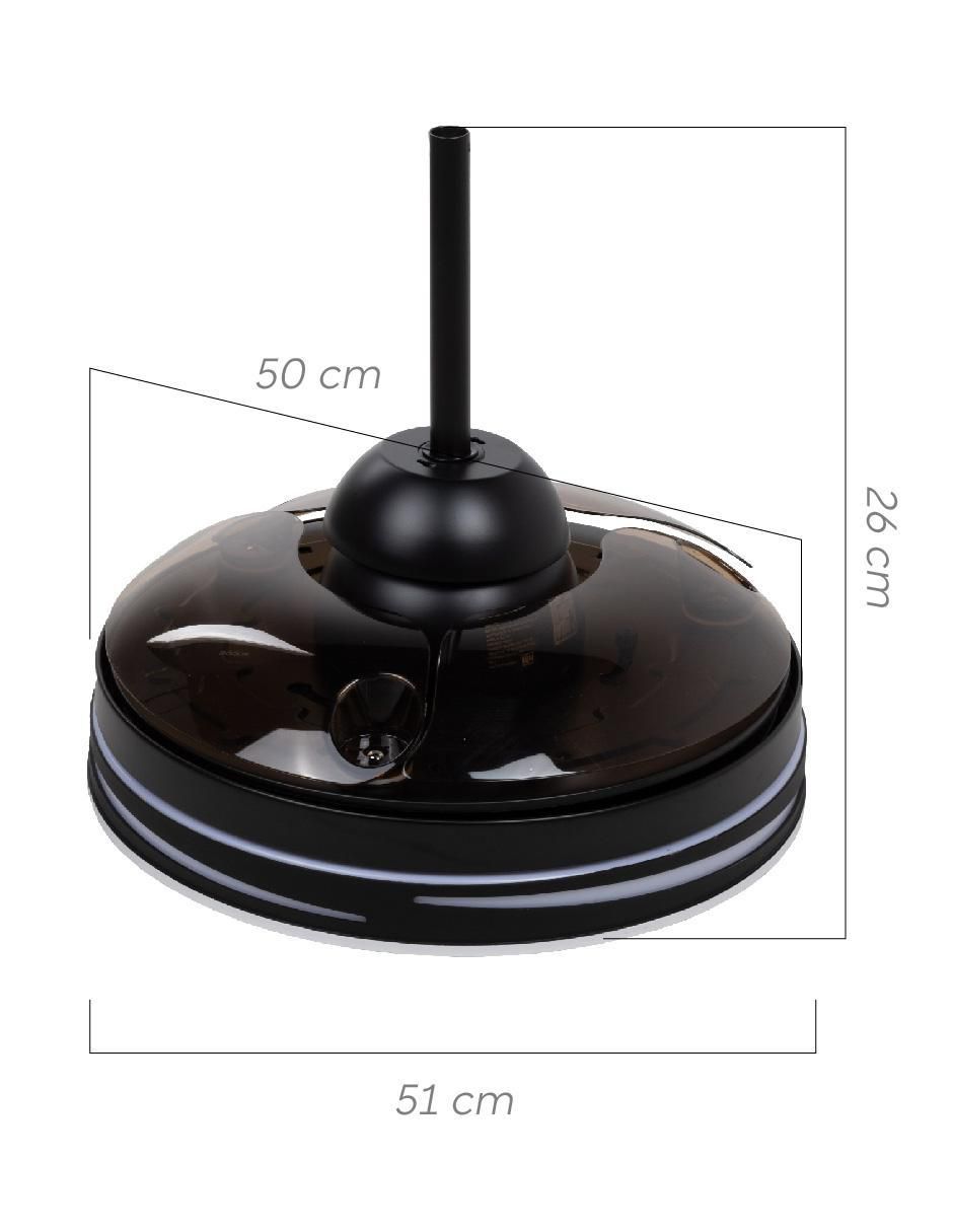 Ventilador de techo con control remoto 6 velocidades 5