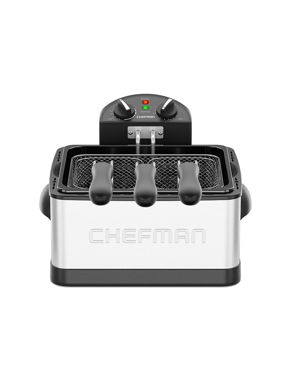 Freidora de aceite con compartimento triple 4.2 L Rj07-45-Ss-Mx-V2 2