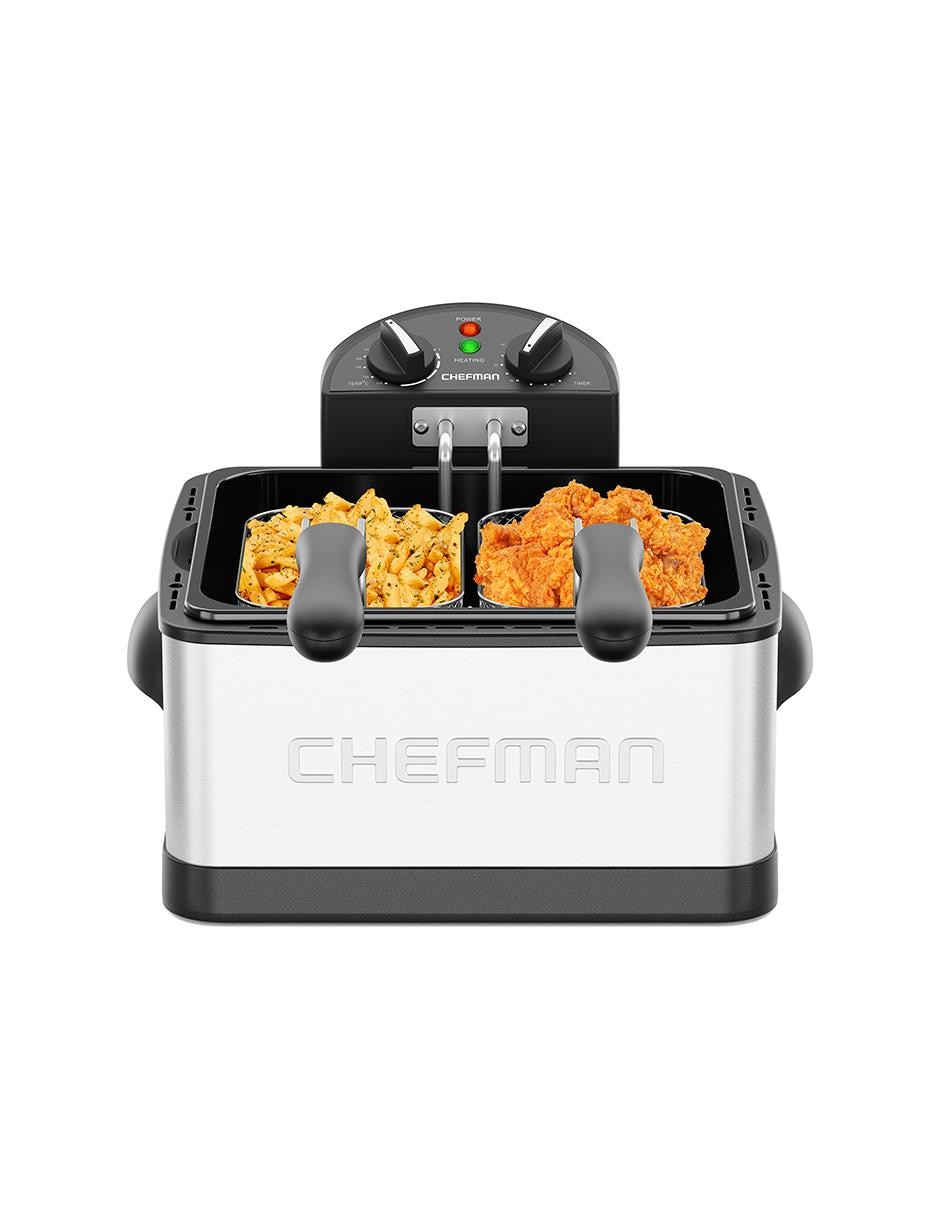 Freidora de aceite con compartimento triple 4.2 L Rj07-45-Ss-Mx-V2 5