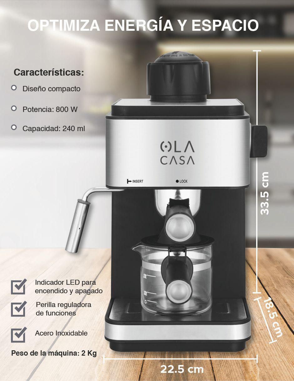 Cafetera de goteo espresso y cappuccino 18