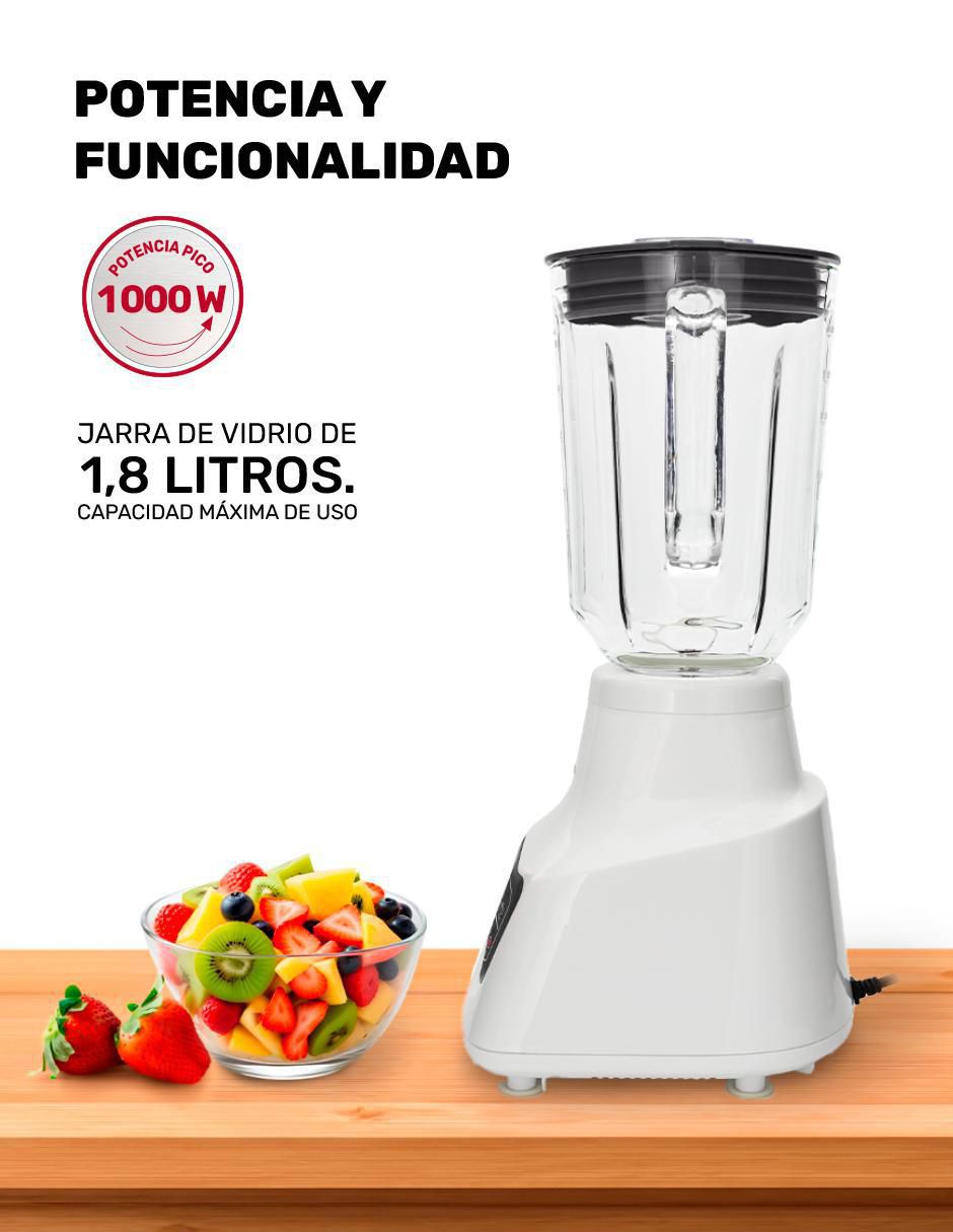 Licuadora Potenza Comfort 2 velocidades 4