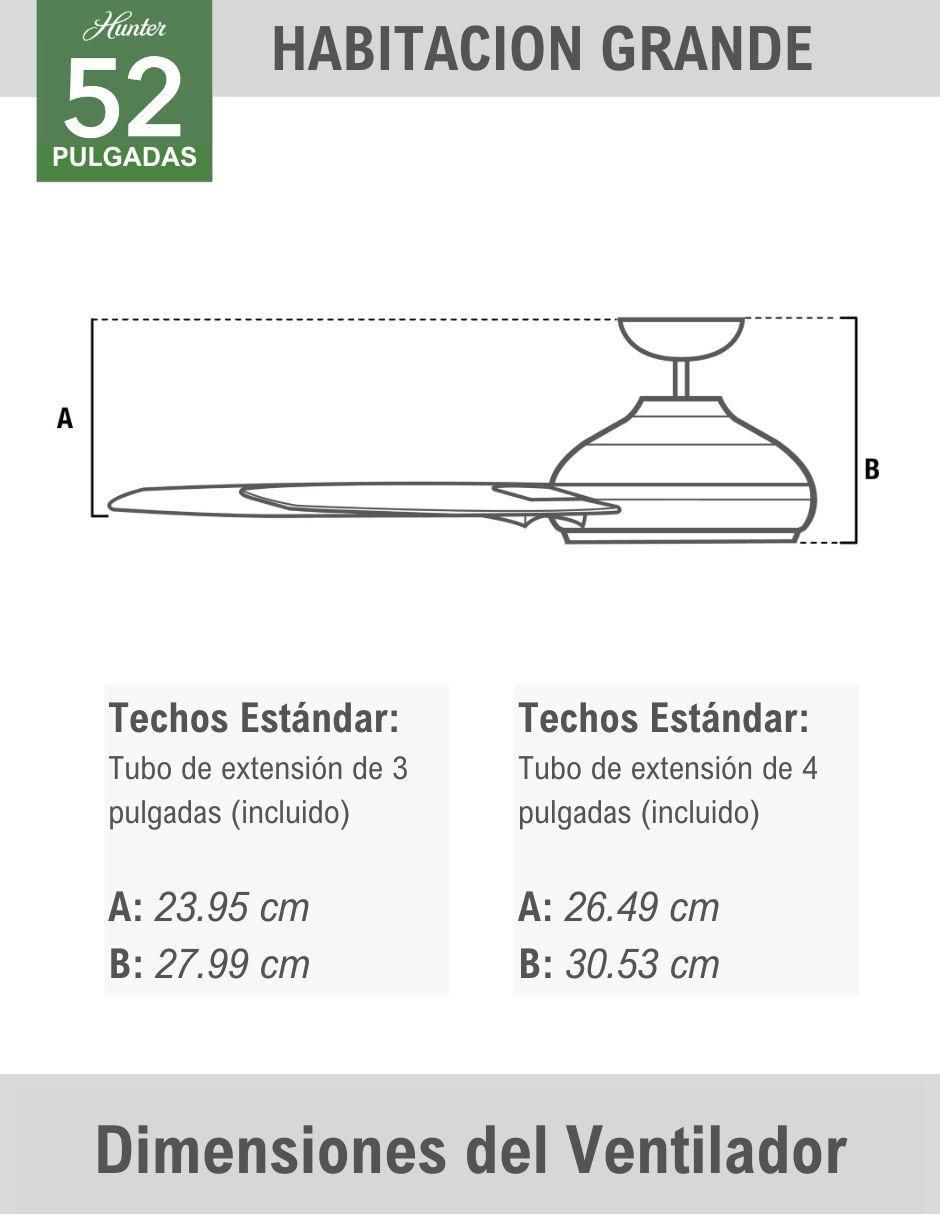 Ventilador de techo con control remoto 3 velocidades 5