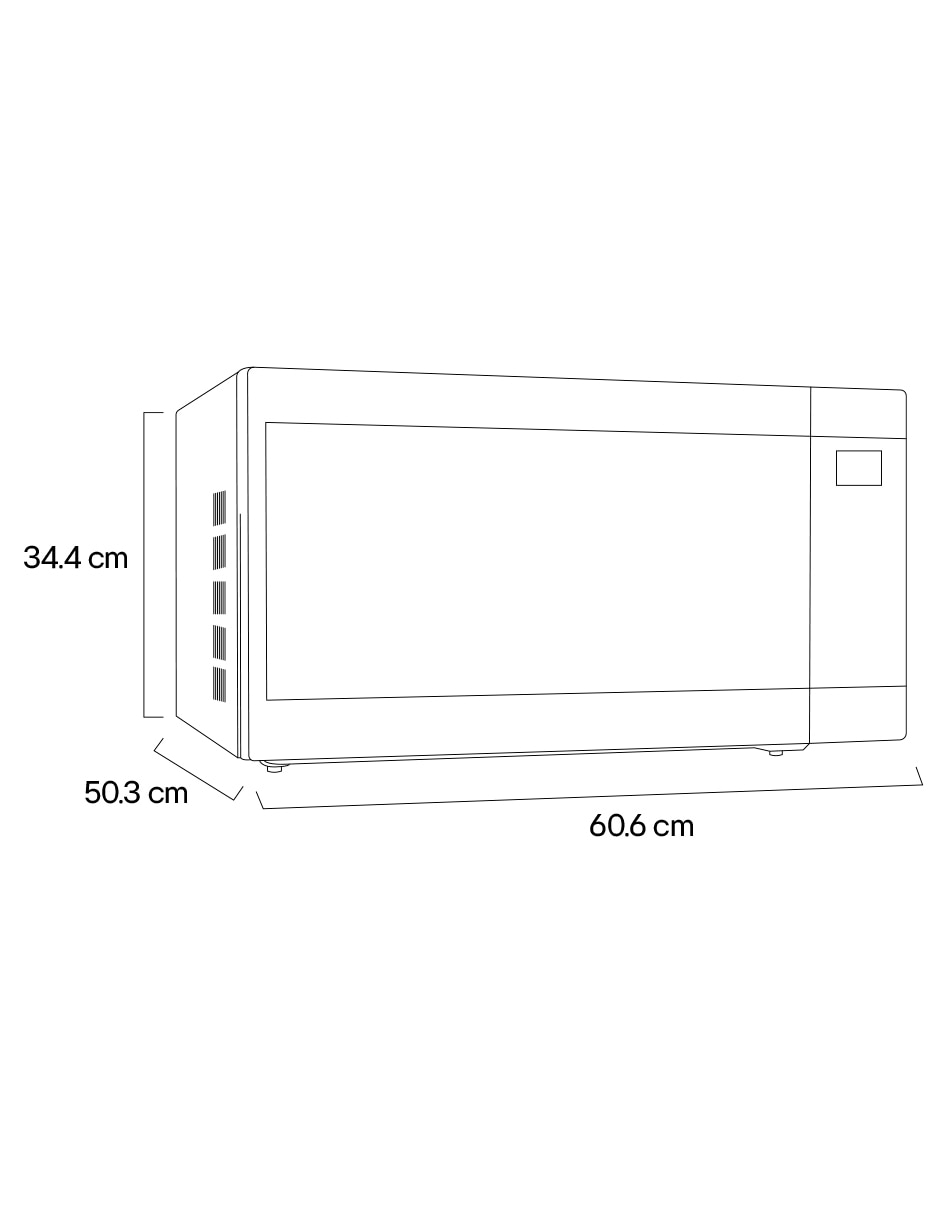 Horno eléctrico MS2097HST capacidad 2 pies 9