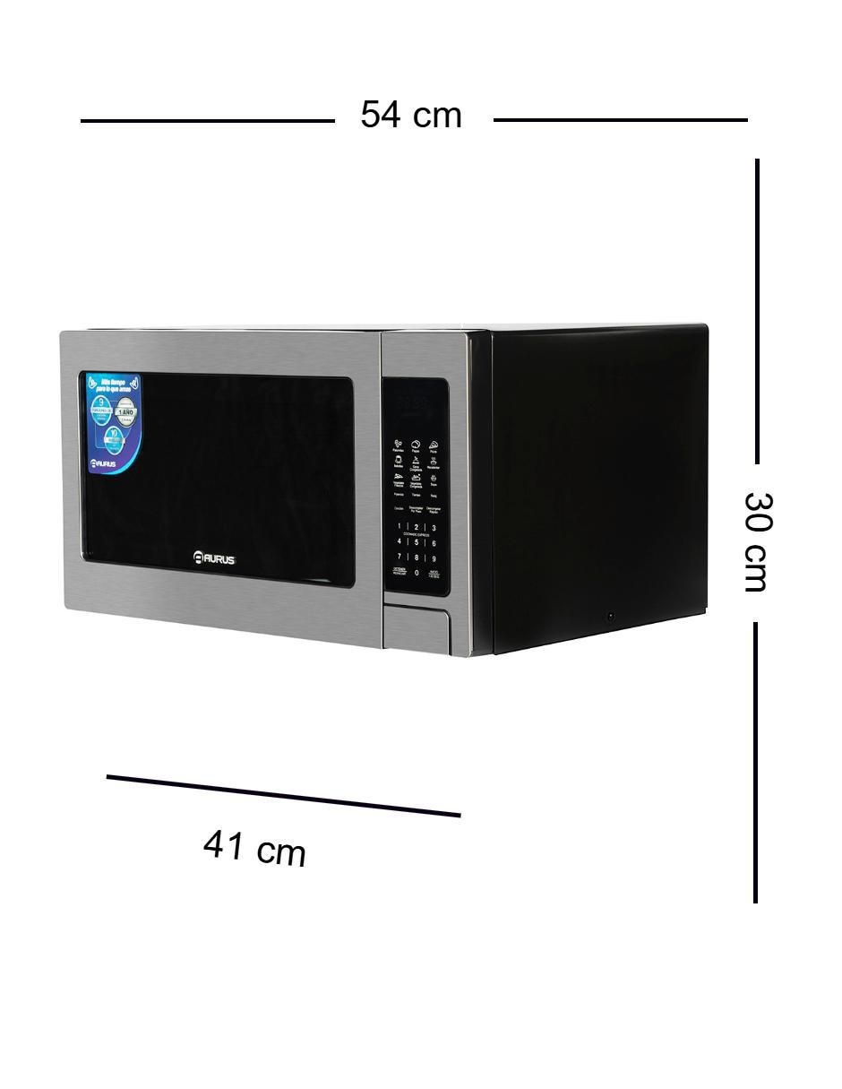 Horno de microondas convencional modelo AMP11SS 1.1 pies cúbicos 4