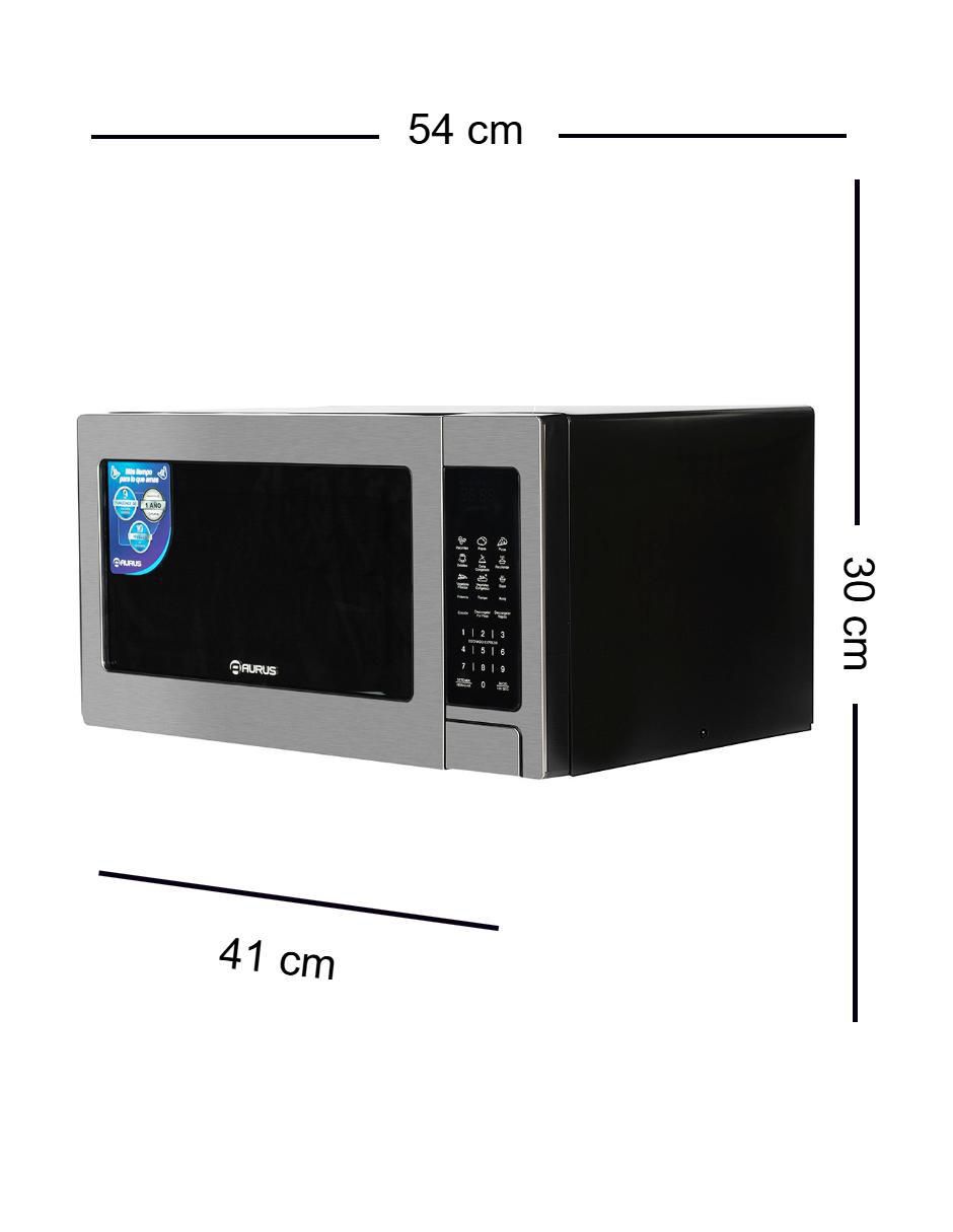 Horno de microondas convencional modelo AMP14SS 1.4 pies cúbicos 4