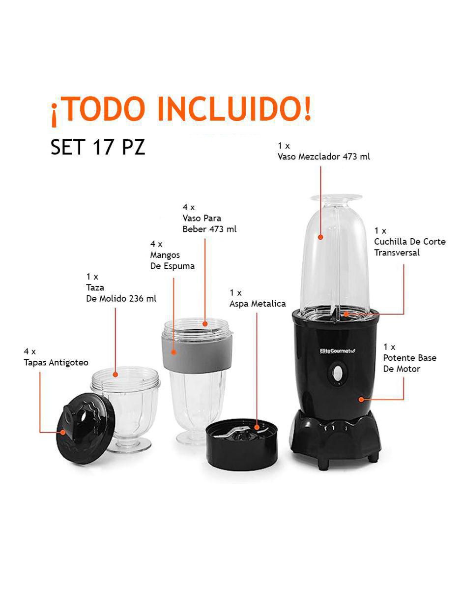 Set licuadora personal EPB-1800A 1 velocidad 2