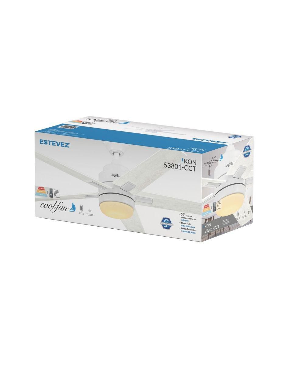 Ventilador de techo con control remoto 3 velocidades 5