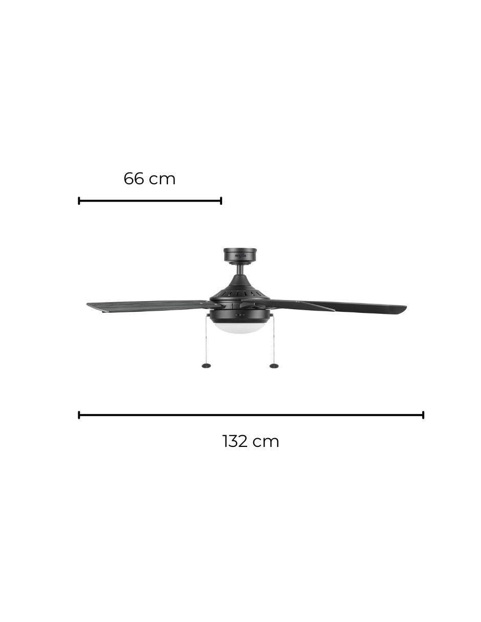 Ventilador de techo con control remoto 3 velocidades 6