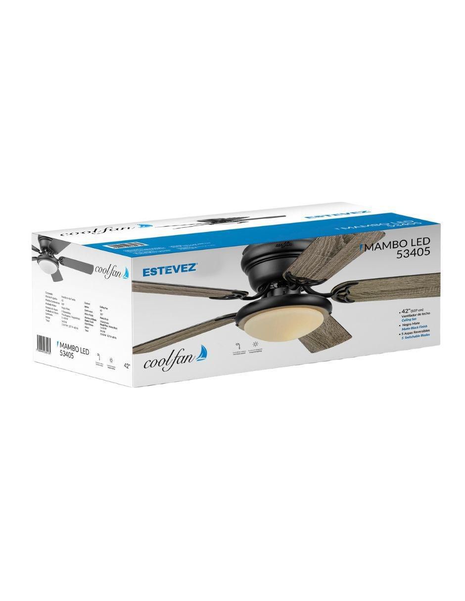 Ventilador de techo coolfan "con control remoto" (si aplica) 3 "velocidades"