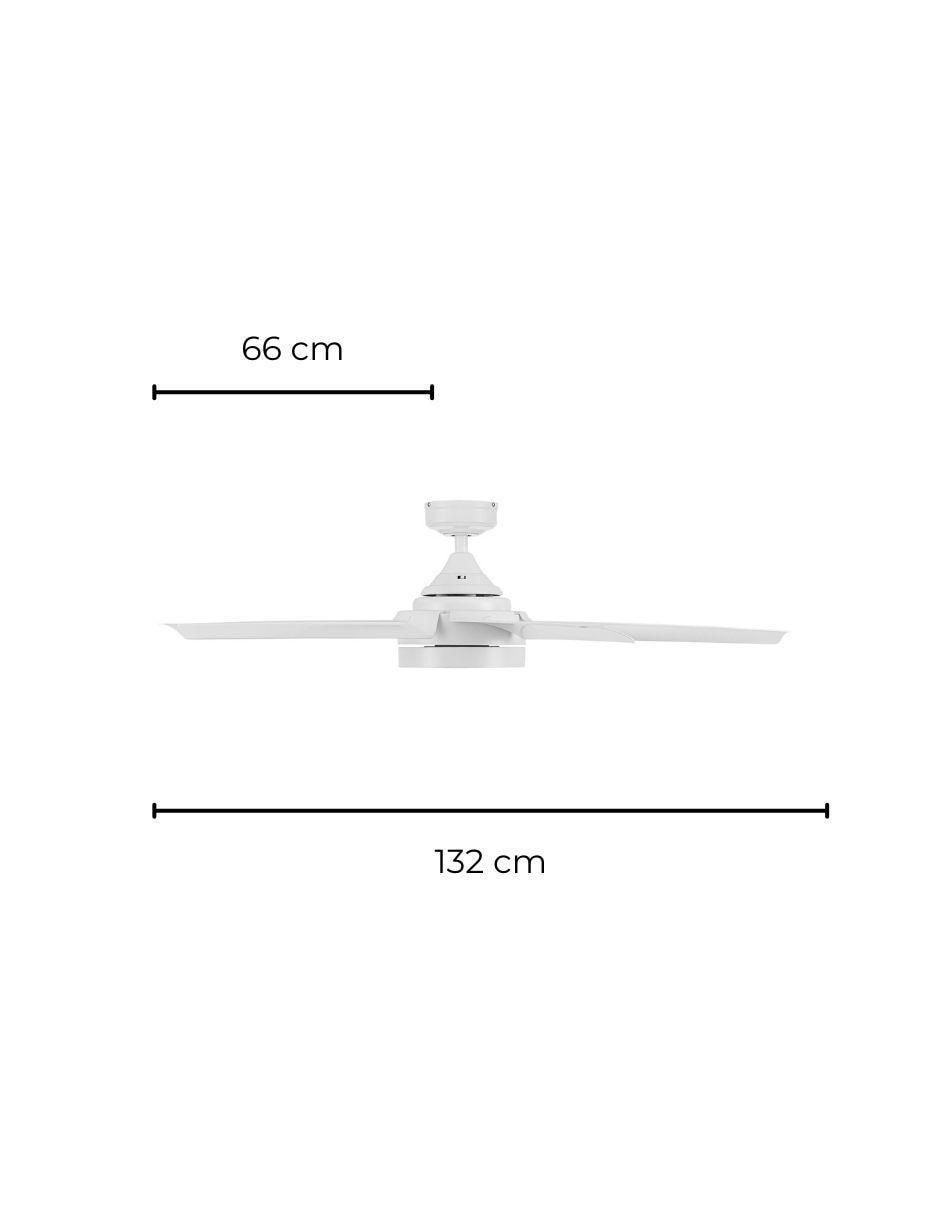 Ventilador de techo con control remoto 3 velocidades 6