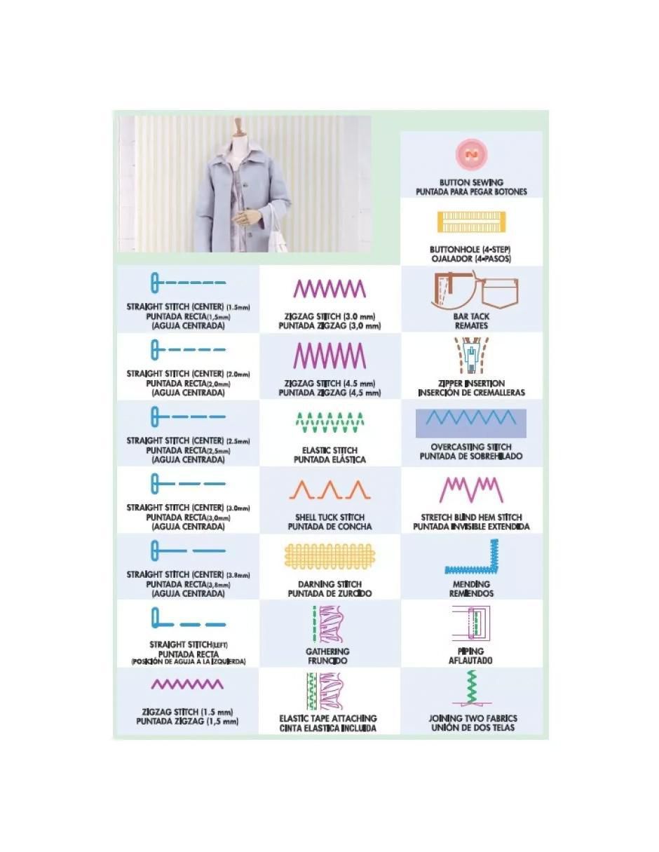 Máquina de coser mecánica JS2135 3