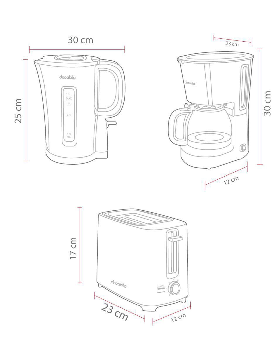 Cafetera de goteo KUCF005B 3