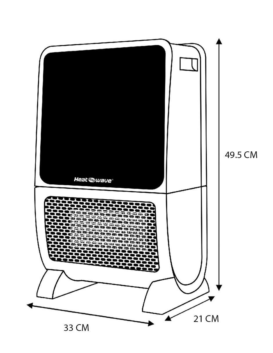 Calefactor portátil eléctrico de 127 V 6
