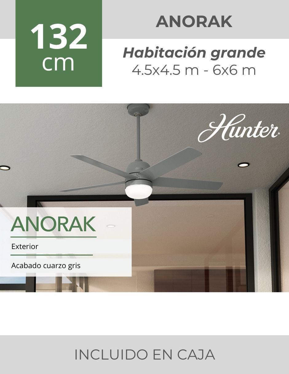 Ventilador de techo hunter "con control remoto" (si aplica) 3 "velocidades"
