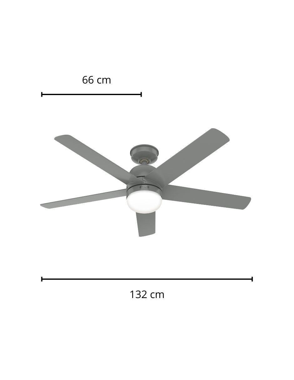 Ventilador de techo hunter "con control remoto" (si aplica) 3 "velocidades"