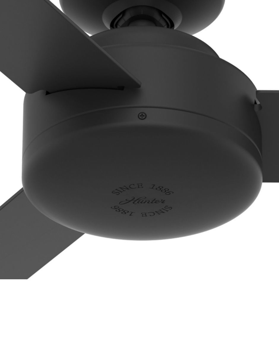 Ventilador de techo hunter "con control remoto" (si aplica) 3 "velocidades"