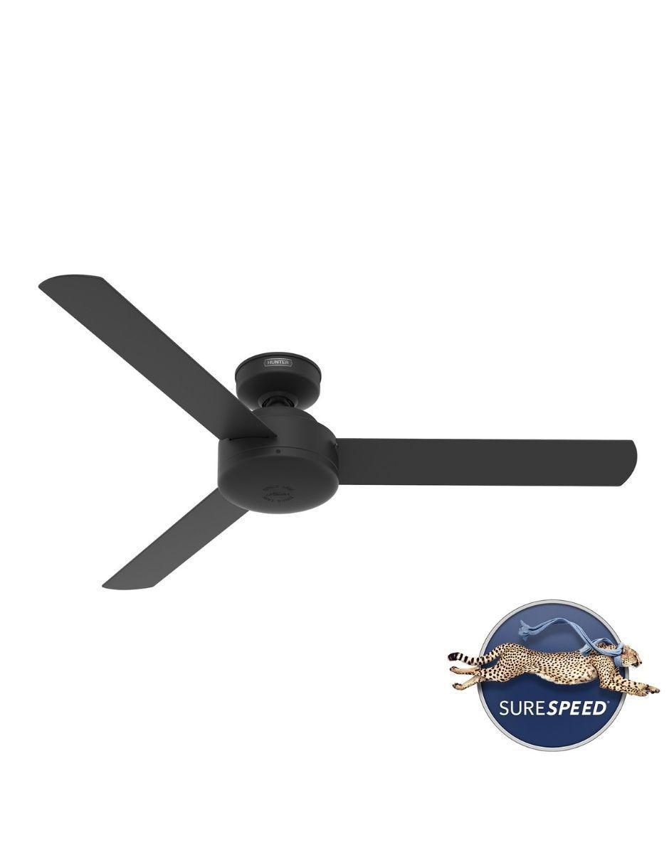 Ventilador de techo hunter "con control remoto" (si aplica) 3 "velocidades"