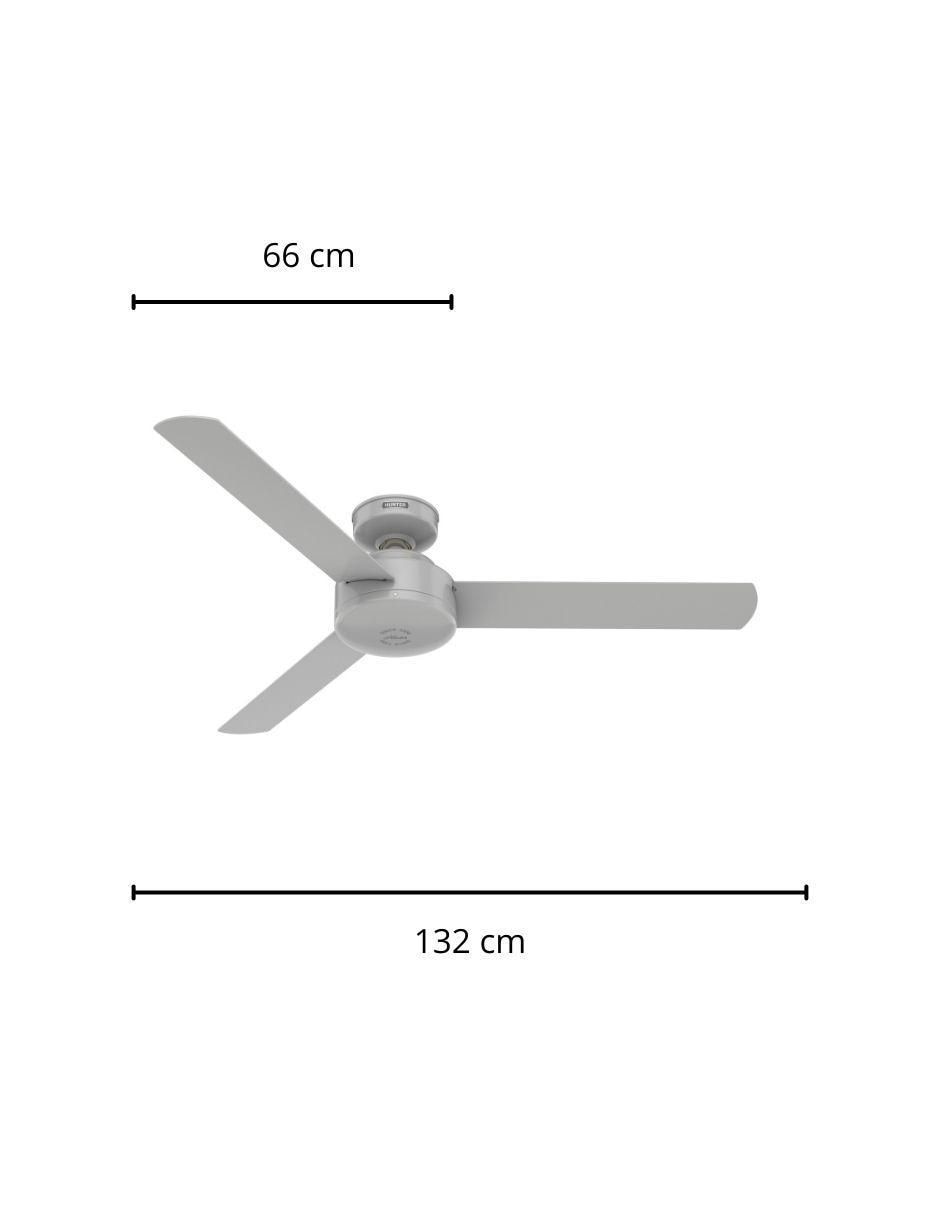 Ventilador de techo con control remoto 3 velocidades 6