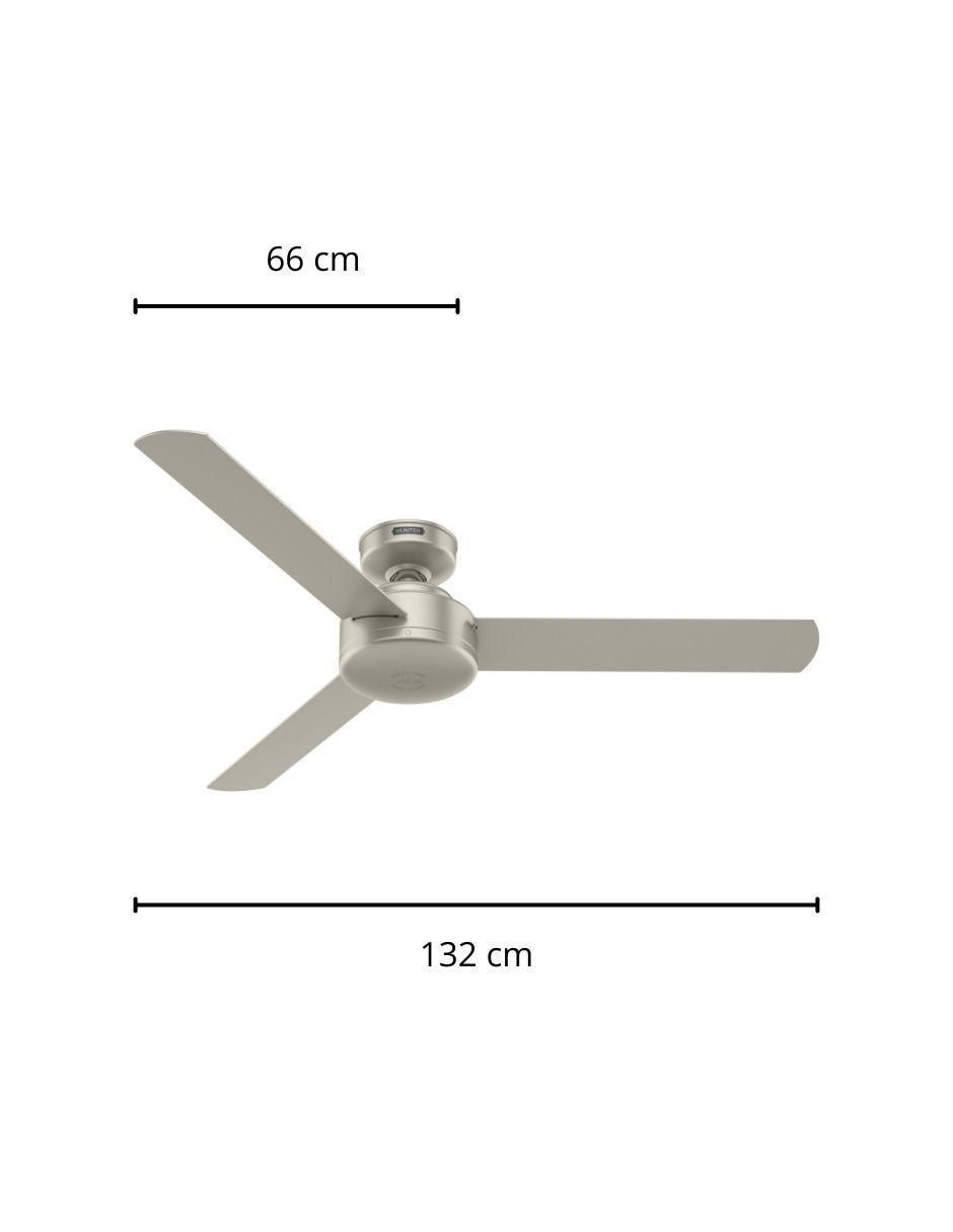 Ventilador de techo hunter "con control remoto" (si aplica) 3 "velocidades"
