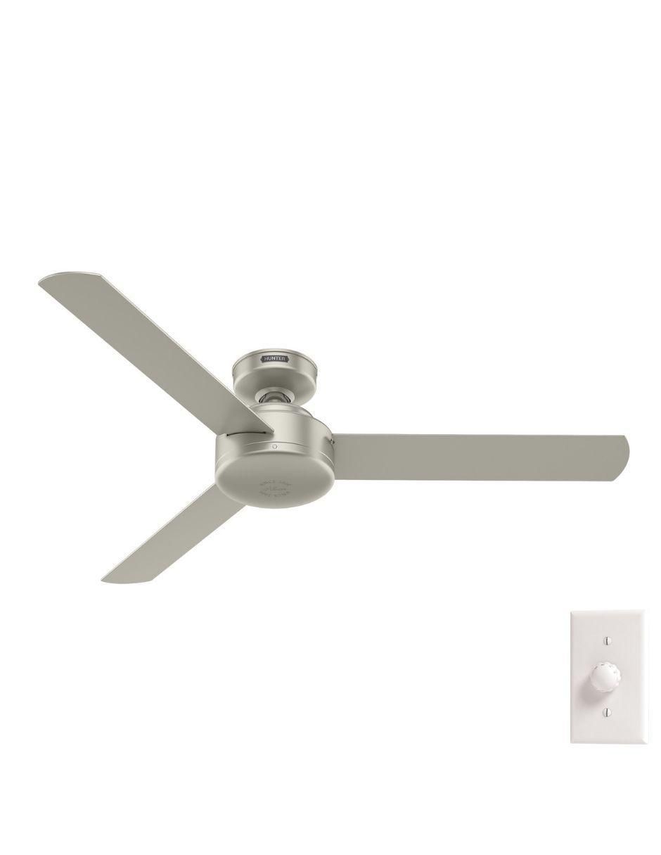Ventilador de techo hunter "con control remoto" (si aplica) 3 "velocidades"