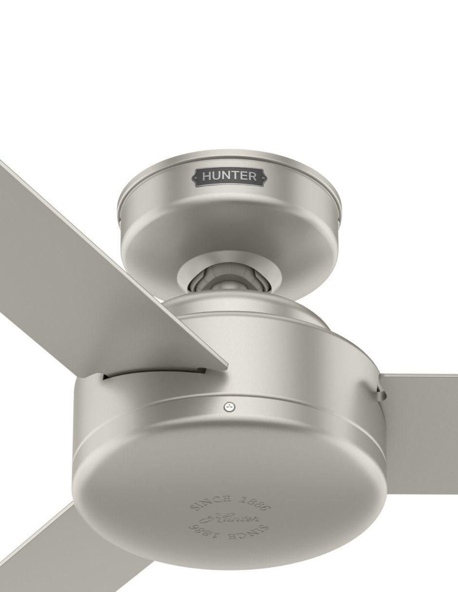 Ventilador de techo hunter "con control remoto" (si aplica) 3 "velocidades"