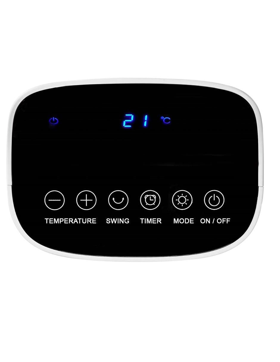 Calefactor torre cerámico eléctrico de 110 V - 127 V 7