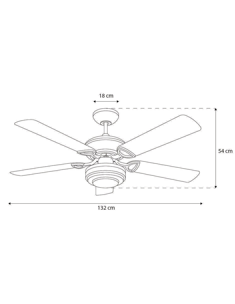 Ventilador de techo 3 velocidades 8