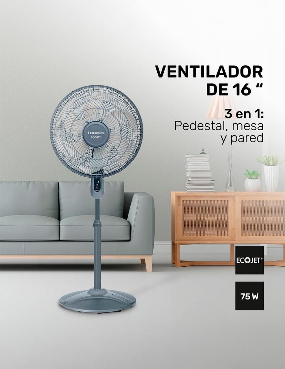 Ventilador 3 en 1 con control remoto 3 velocidades 2