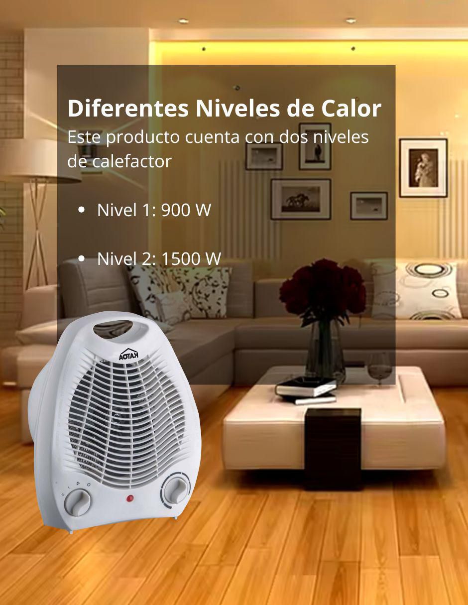 Calefactor portátil eléctrico de 127 V 8