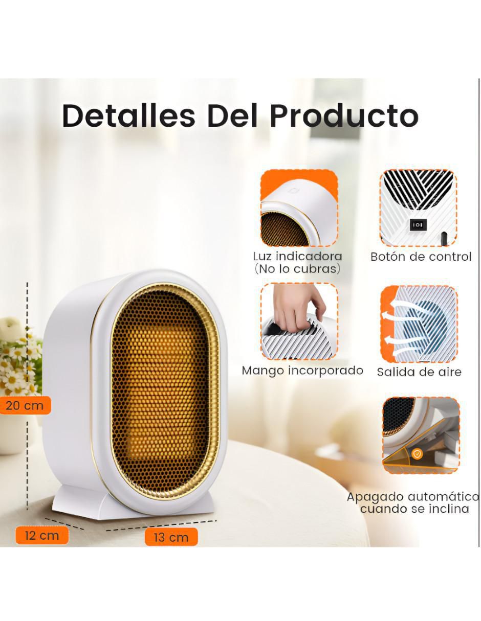 Calefactor portátil eléctrico de 127 V 5